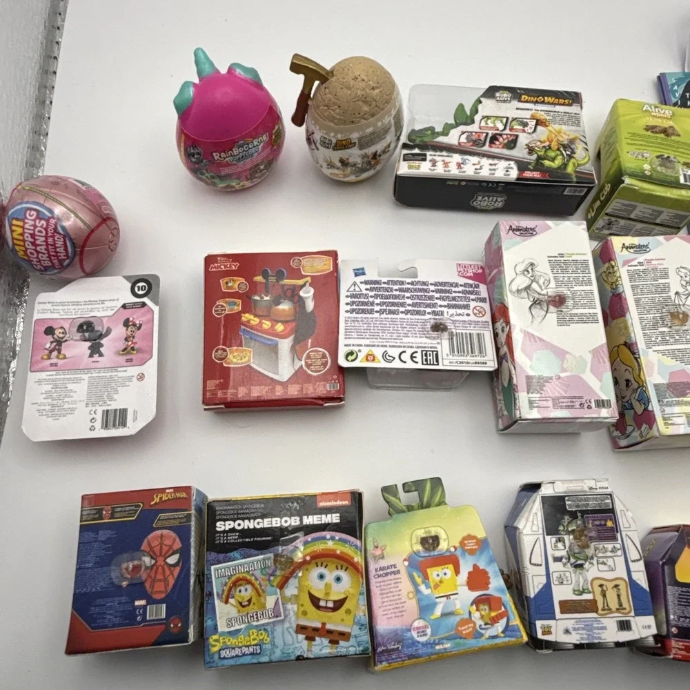 Zuru Toy Mini Brands Lot Of 20 LPS Disney Pixar 2 Gold SpongeBobs Dino‎ Alive